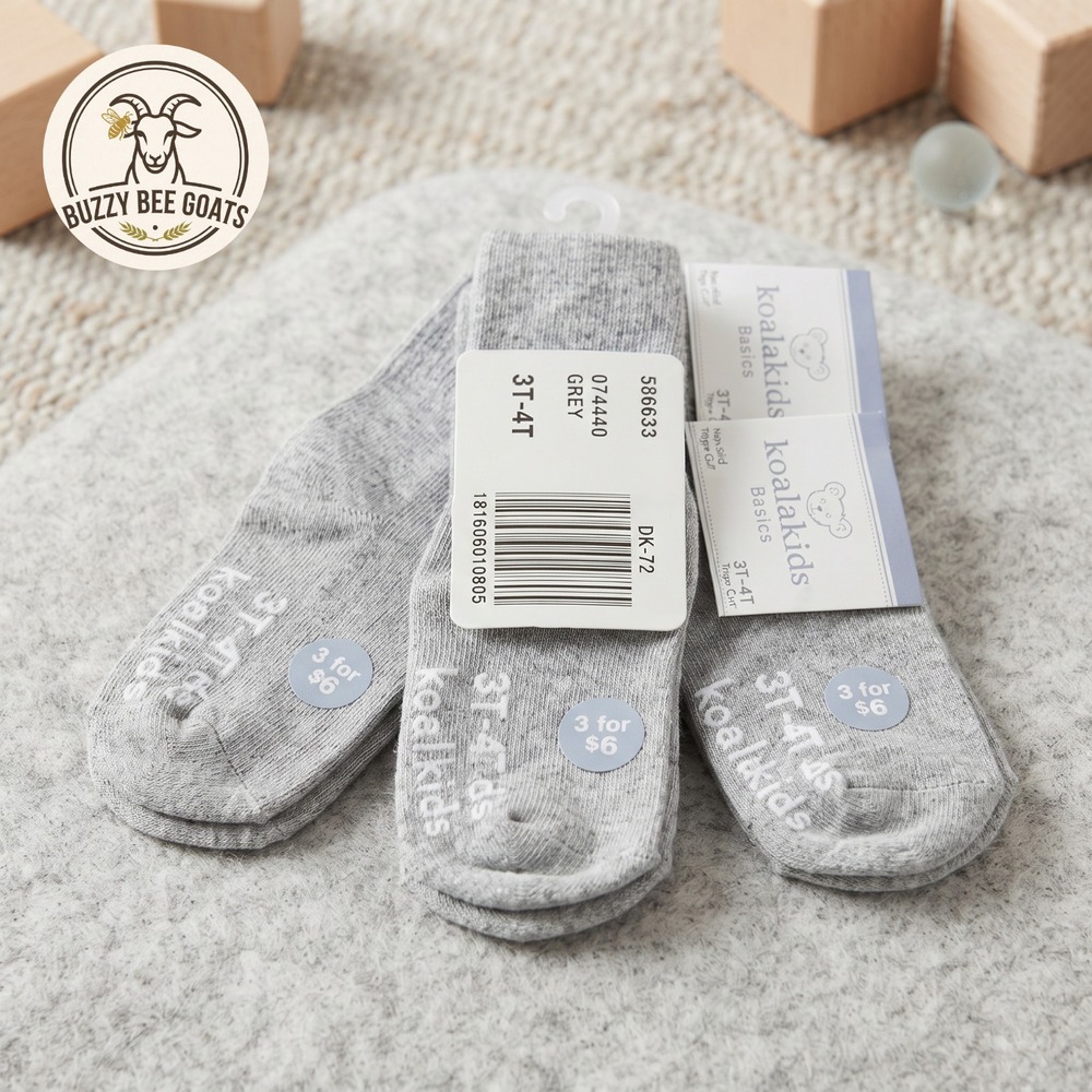 Koalakids Basics Cotton Baby Booties & Mittens Set (3 Pairs) - Size 3T-4T